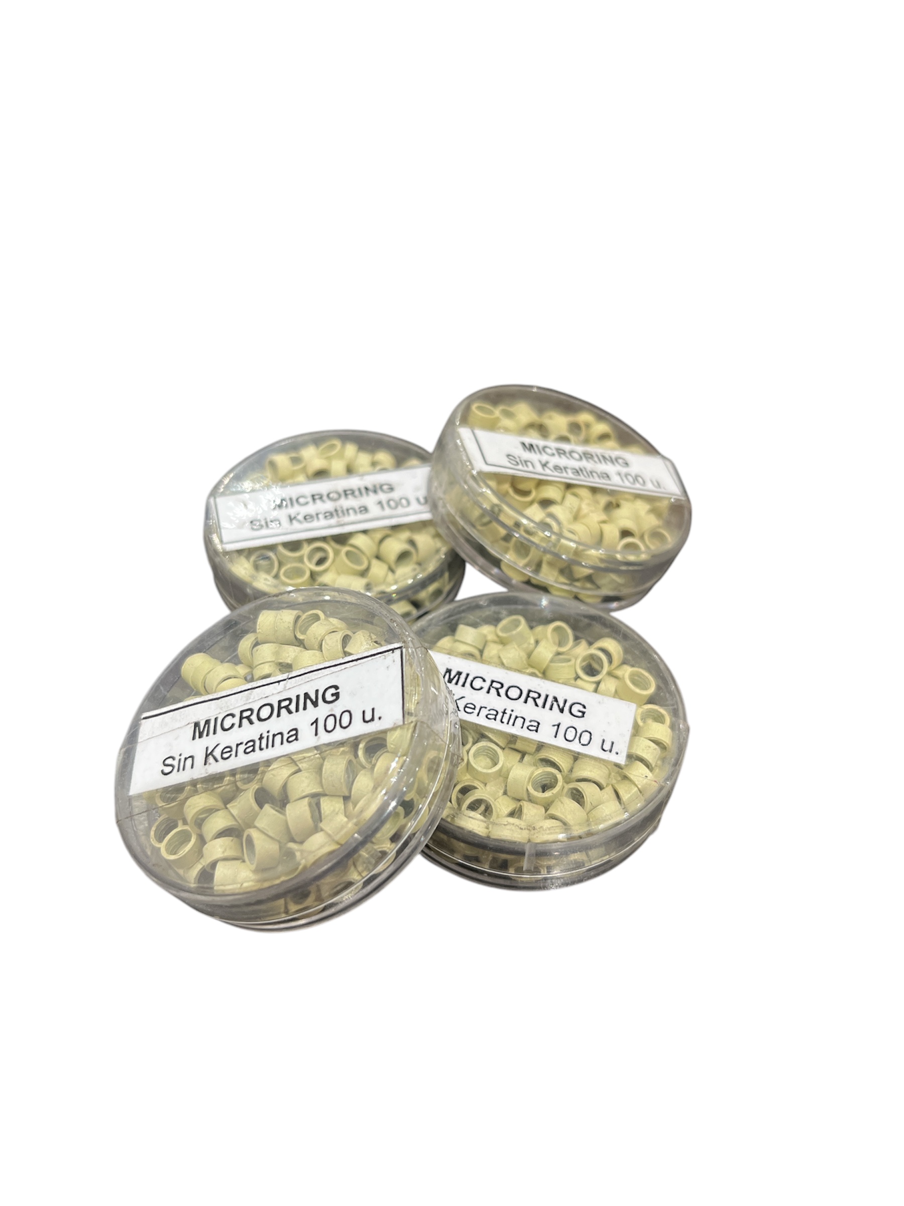 Microring Siliconado Rubio  p/Extensiones y Cortinas x100U Lyn